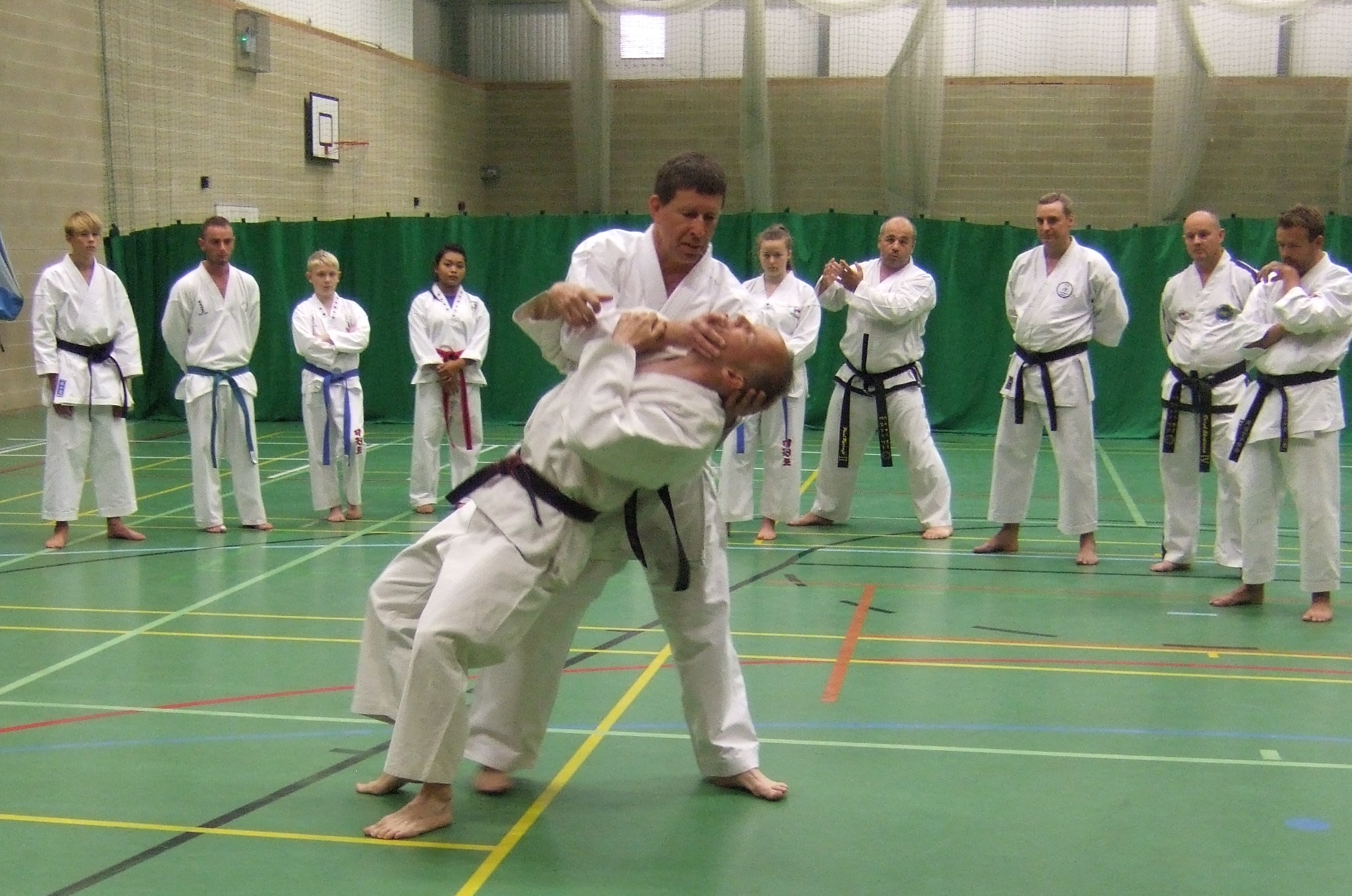 Charlie Wildish of Bunkai Jutsu teaching a class